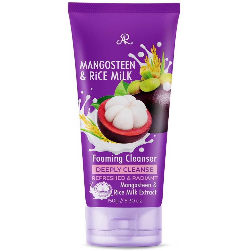 ar mangosteen & rice milk foaming cleanser 150gm ar mangosteen & rice milk foaming cleanser 150gm